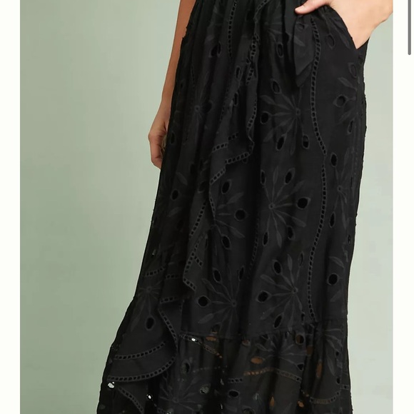 Maeve By Anthropologie Eyelet Wrap Skirt - Picture 3 of 3
